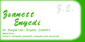 zsanett enyedi business card